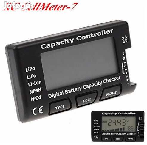 Cellmeter-7 RC Akkumulátor kapacitás-mérő Li-Ion, LiFepo