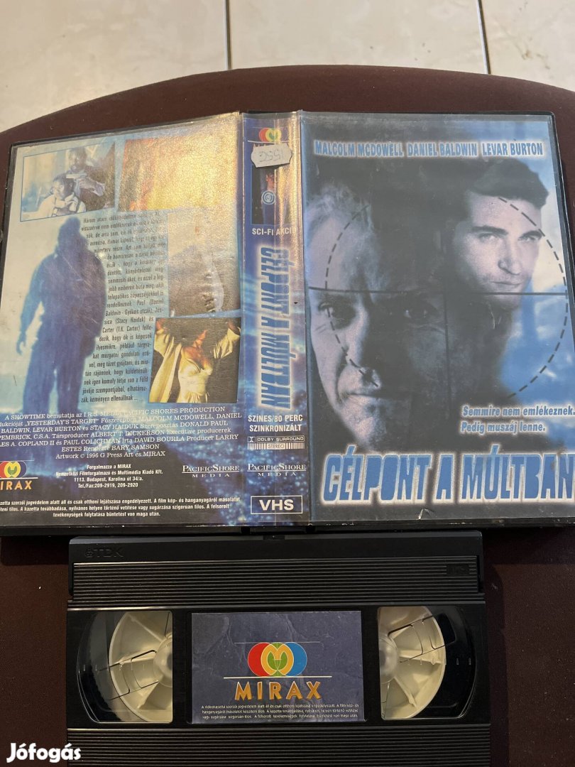 Célpont a múltban ajció vhs