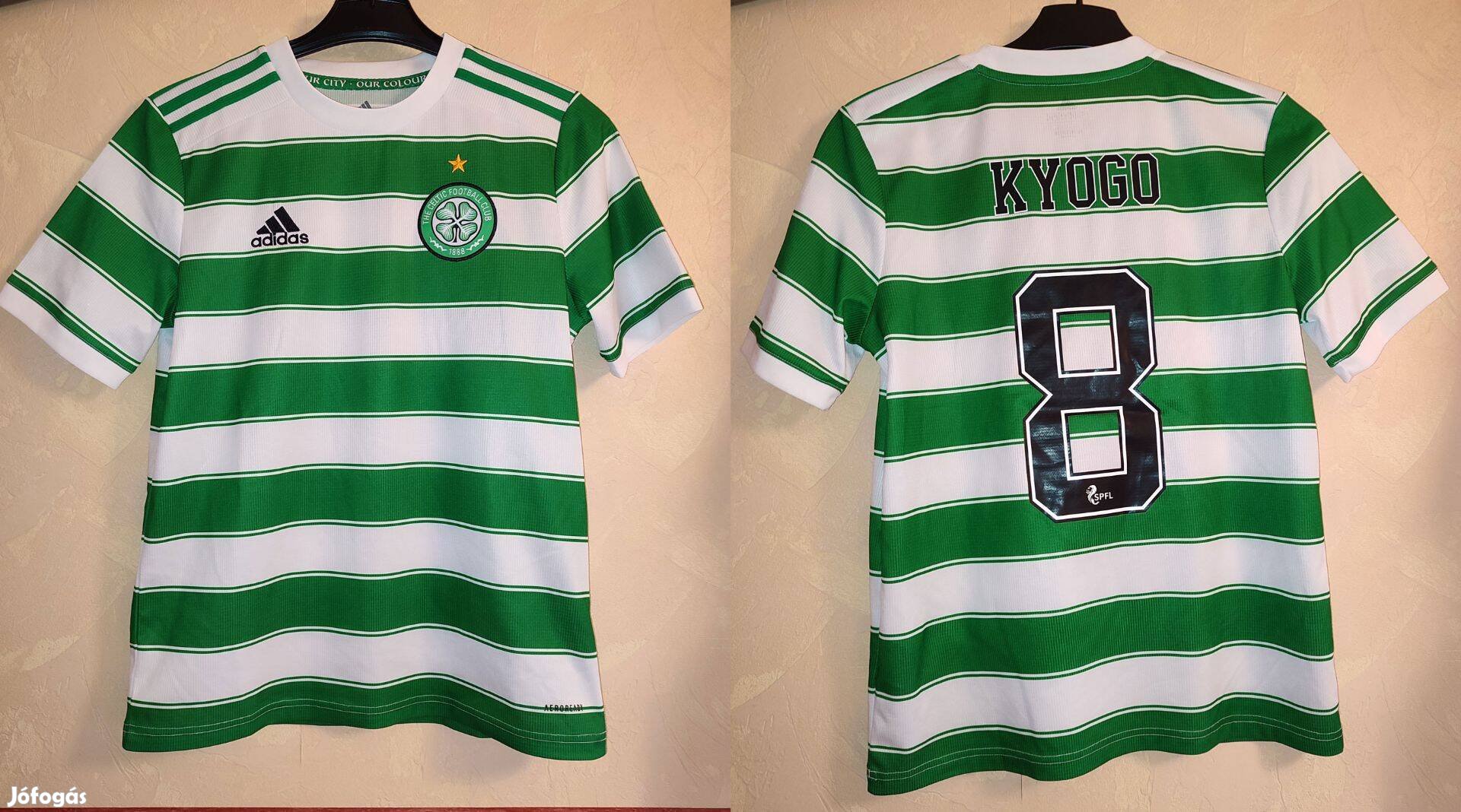 Celtic Kyogo eredeti adidas gyerek mez (164)