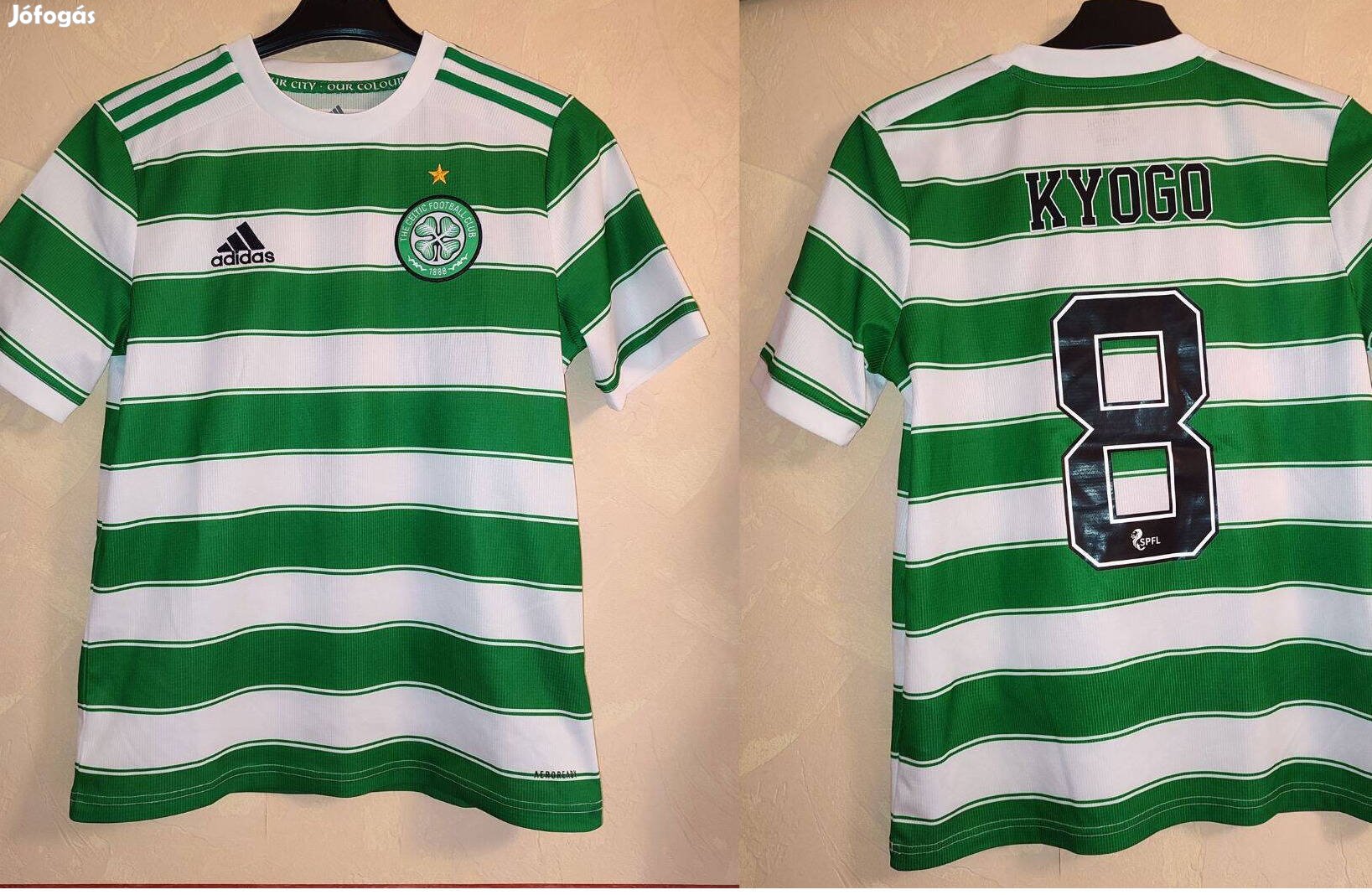 Celtic Kyogo eredeti adidas gyerek mez (164)