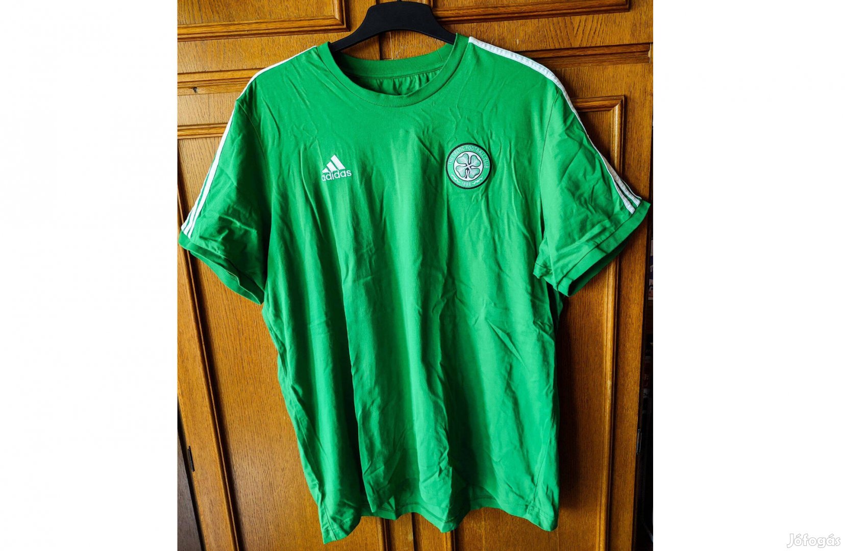 Celtic eredeti adidas zöld fehér póló (2XL)