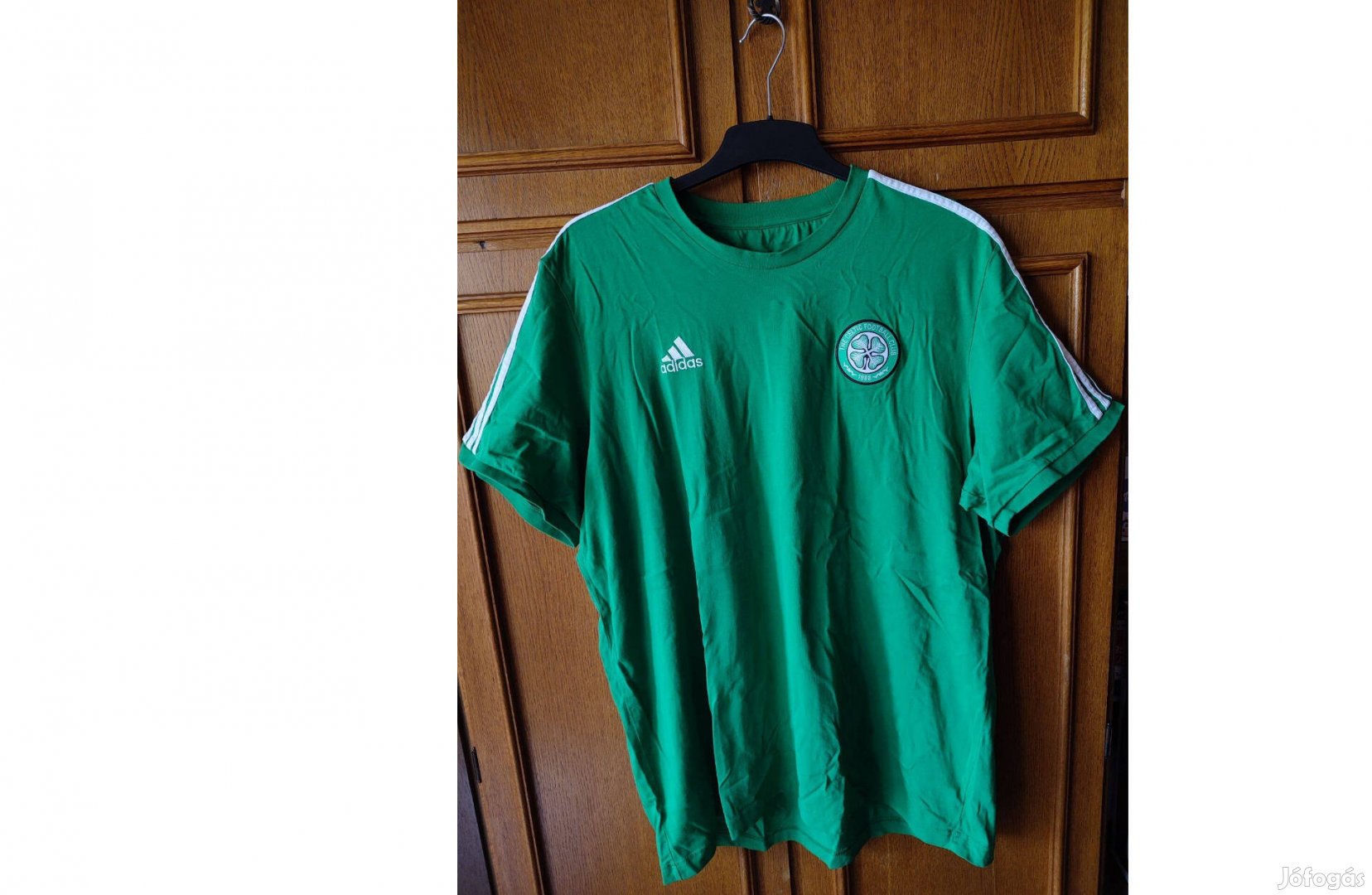 Celtic eredeti adidas zöld fehér póló (2XL)