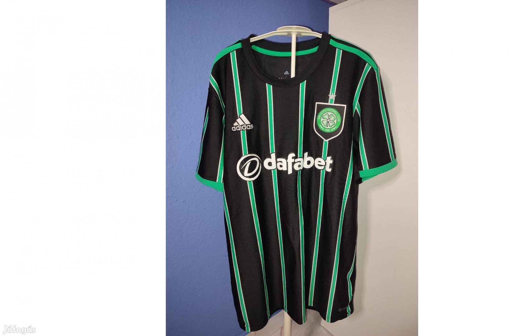 Celtic fekete zöld eredeti adidas 2022-23 mez (L)