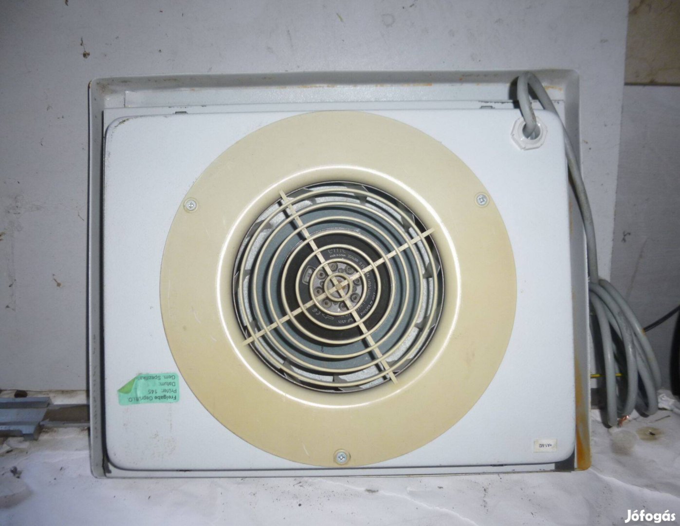 Centrifugál ventilátor 425m3/h EMC ( 5629)