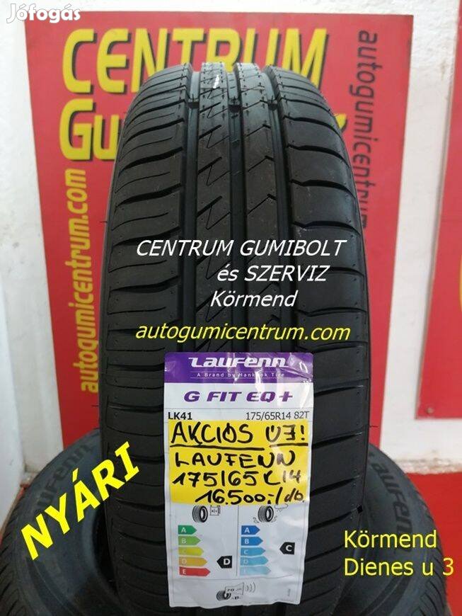 Centrum Gumiszerviz -175/65r14 Laufenn nyári gumik