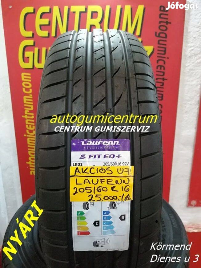 Centrum Gumiszerviz -205/60r16 Laufenn nyári gumik