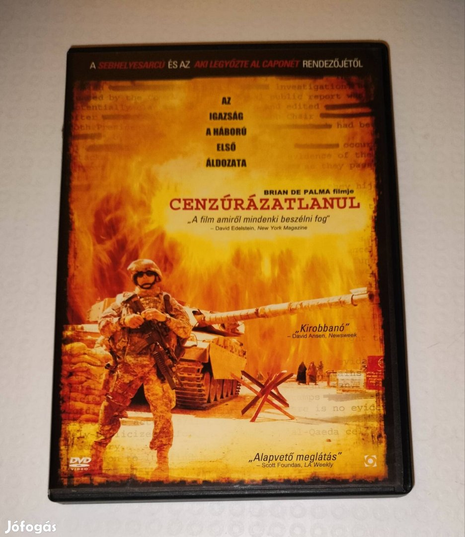 Cenzúrázatlanul Az igazság a háború első áldozata dvd Brian de Palma