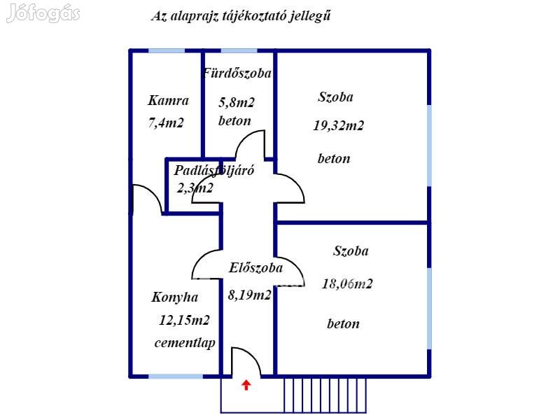 Ceredi eladó 115 nm-es ház