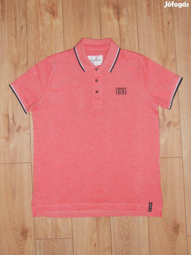 Cerruti galléros rövid ujjú póló M-es