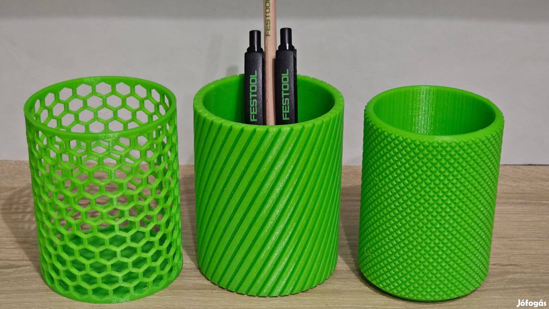 Ceruza tartó Festool zöld színben
