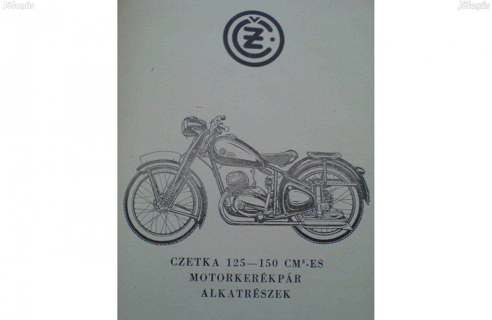 Cetka 125/150 es motorkerékpár alkatrész katalógus
