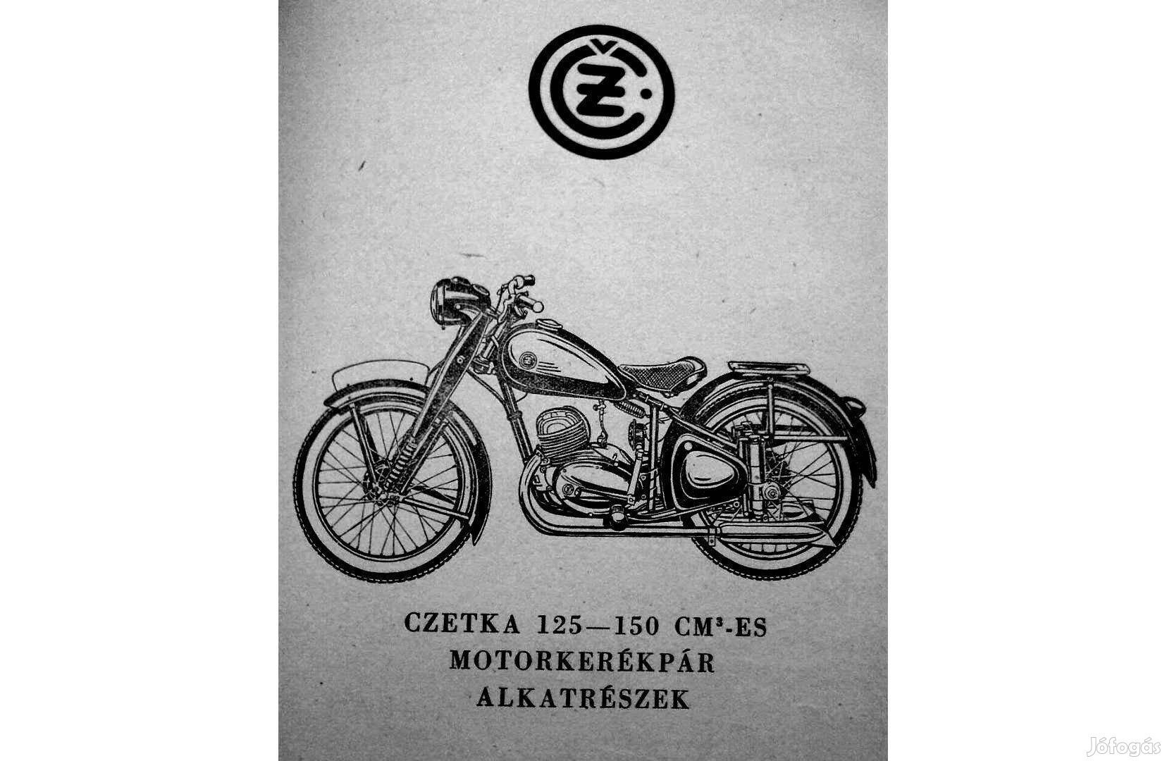 Cetka 125150 es motorkerékpár alkatrész katalógus