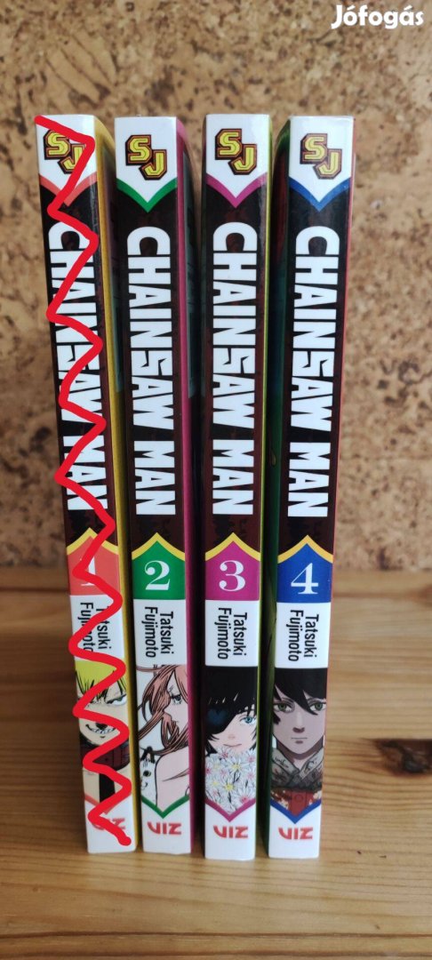 Chainsaw Man 2-3-4. kötet angol nyelvű manga