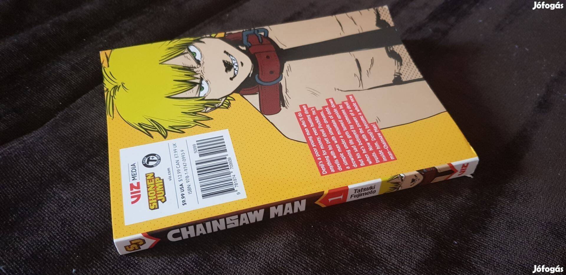 Chainsaw Man - 1 Tatsuki Fujimoto angol nyelvű manga