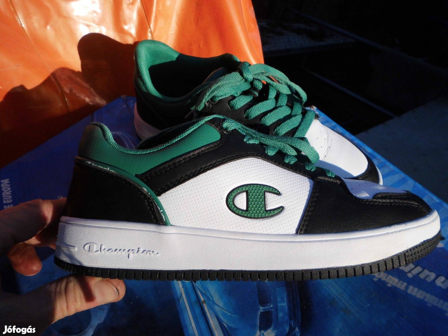 Champion zöld-fekete 38.5-es utcai cipő eladó,