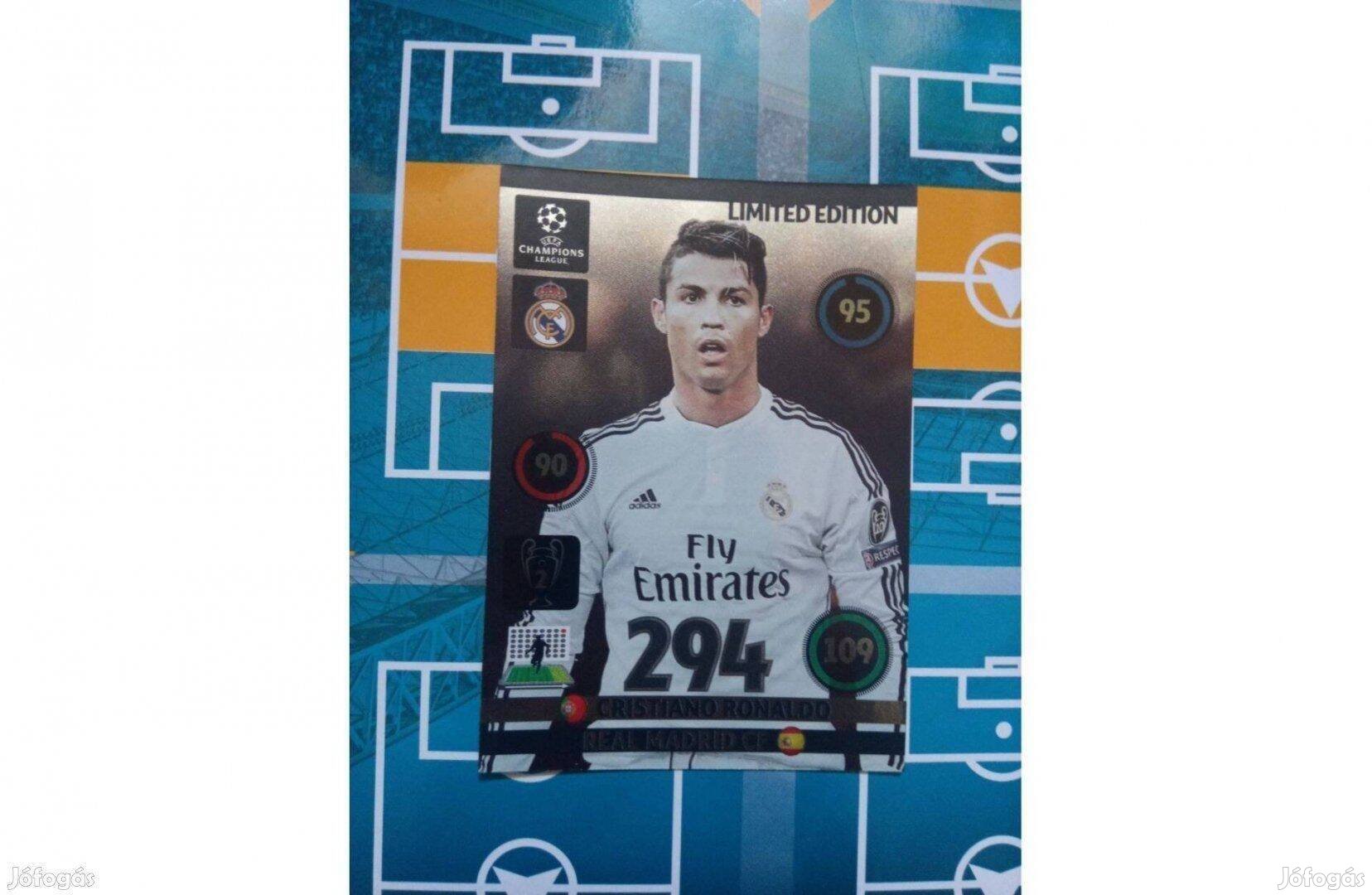 Champions League 2014-2015 Ronaldo Limited focis kártya