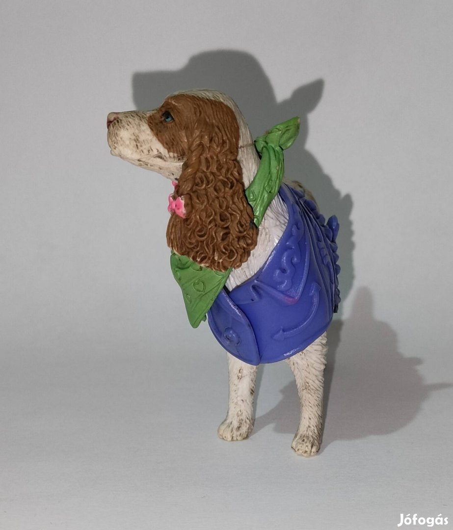 Chap Mei kutya figura, ruhája levehető, 8 cm