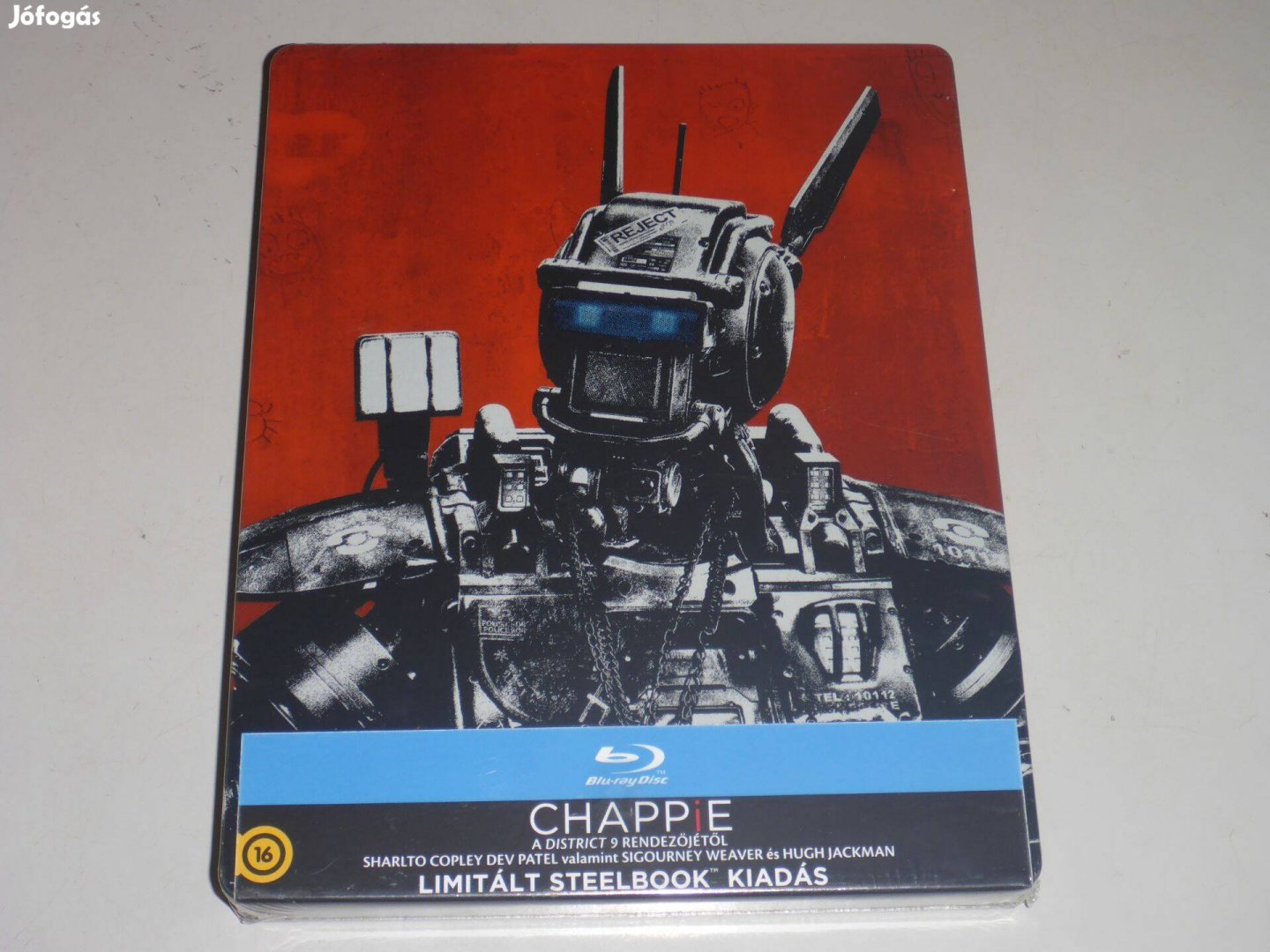 Chappie - limitált, fémdobozos változat (steelbook) blu-ray film