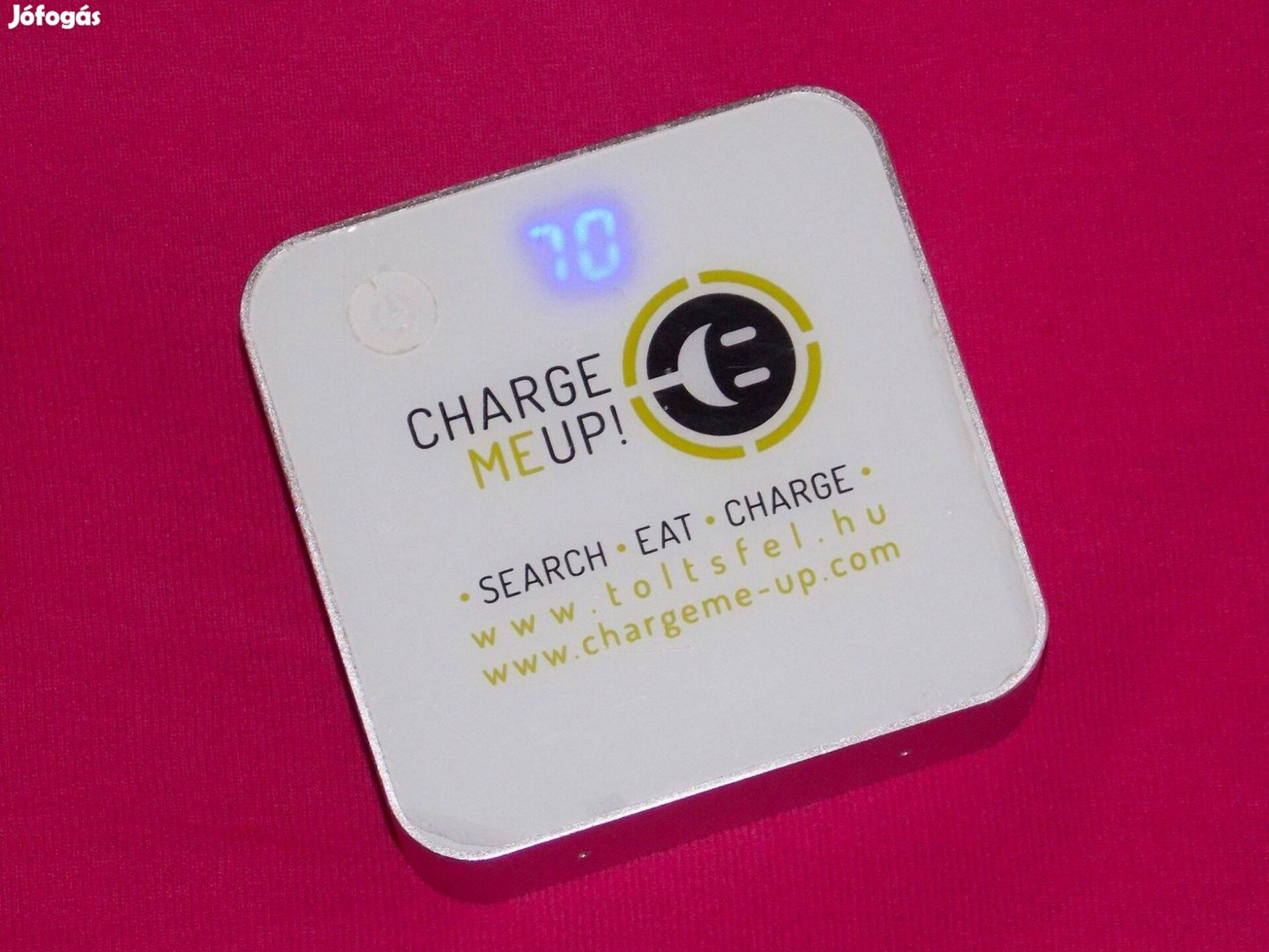 Charge Me Up 7800 mAh-s, dupla USB portos powerbank, külső akku