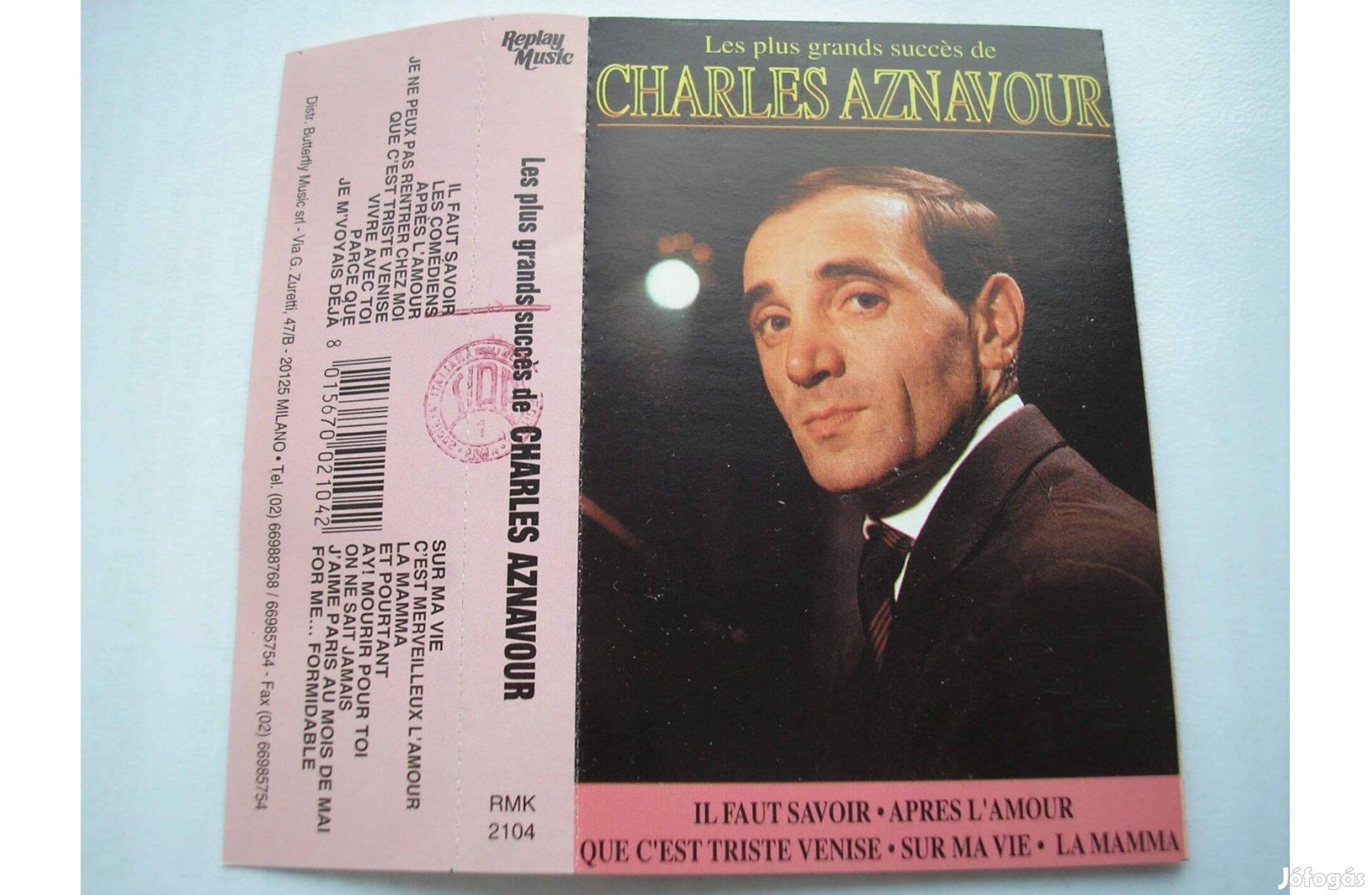 Charles Aznavour - A legnagyobb sikerek , gyári műsoros