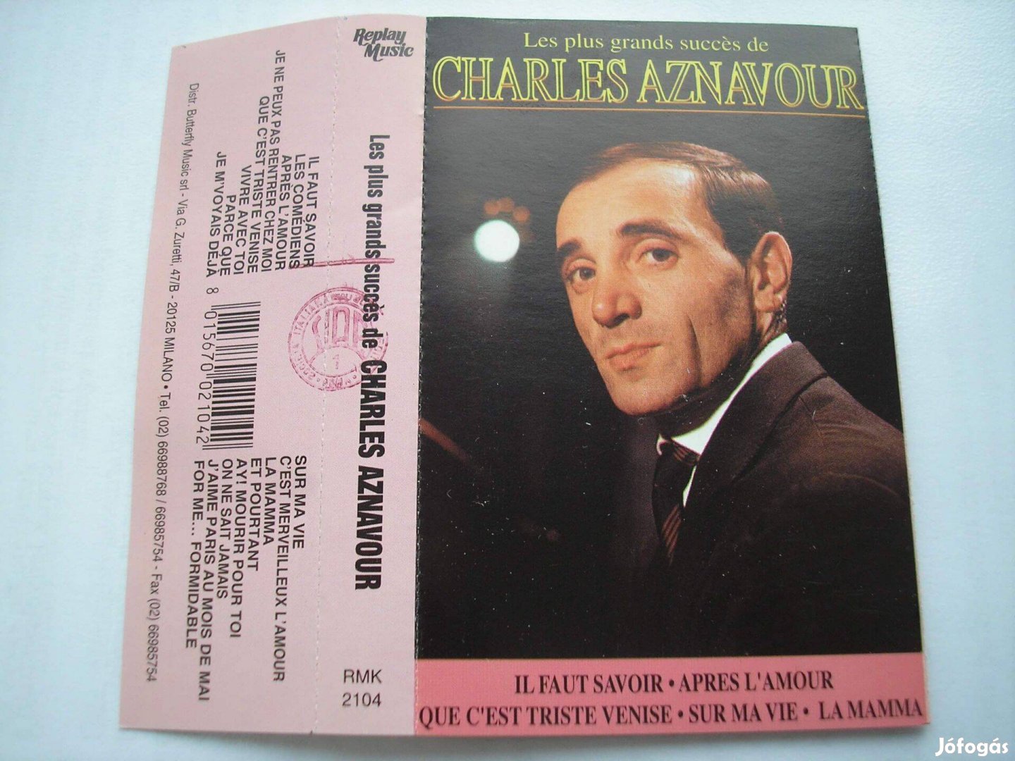 Charles Aznavour - A legnagyobb sikerek , gyári műsoros