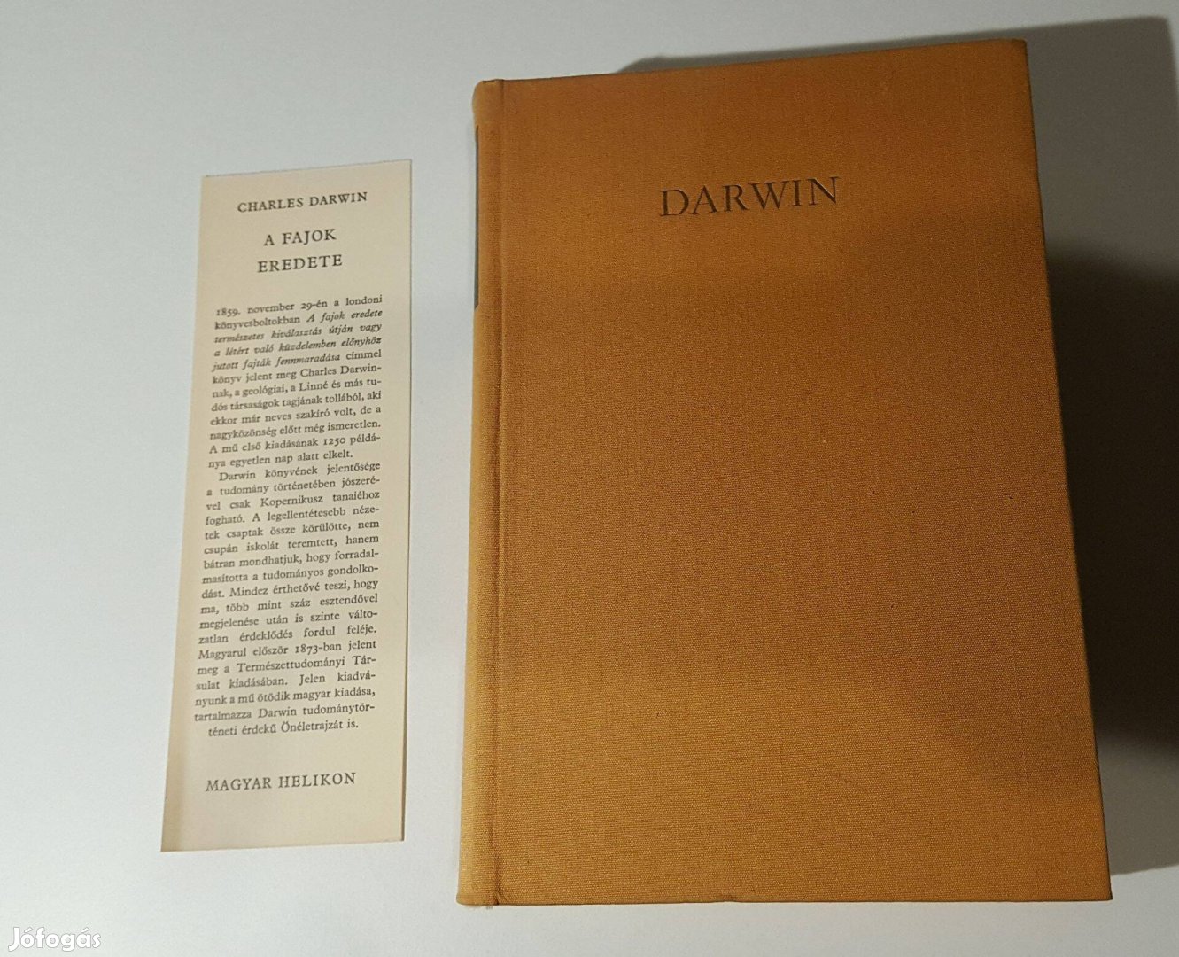 Charles Darwin: A fajok eredete / Charles Darwin önéletrajza