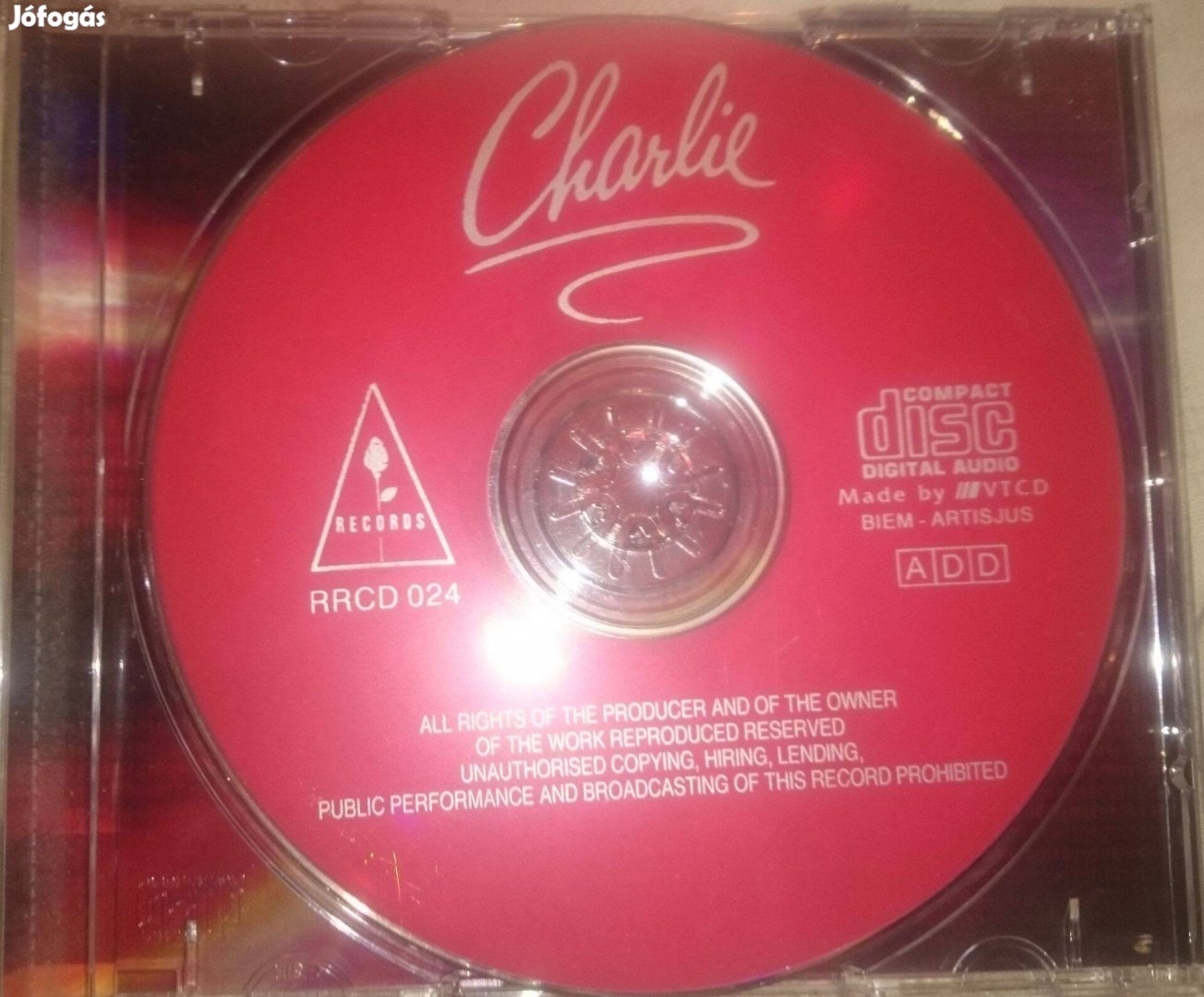 Charlie CD eladó!