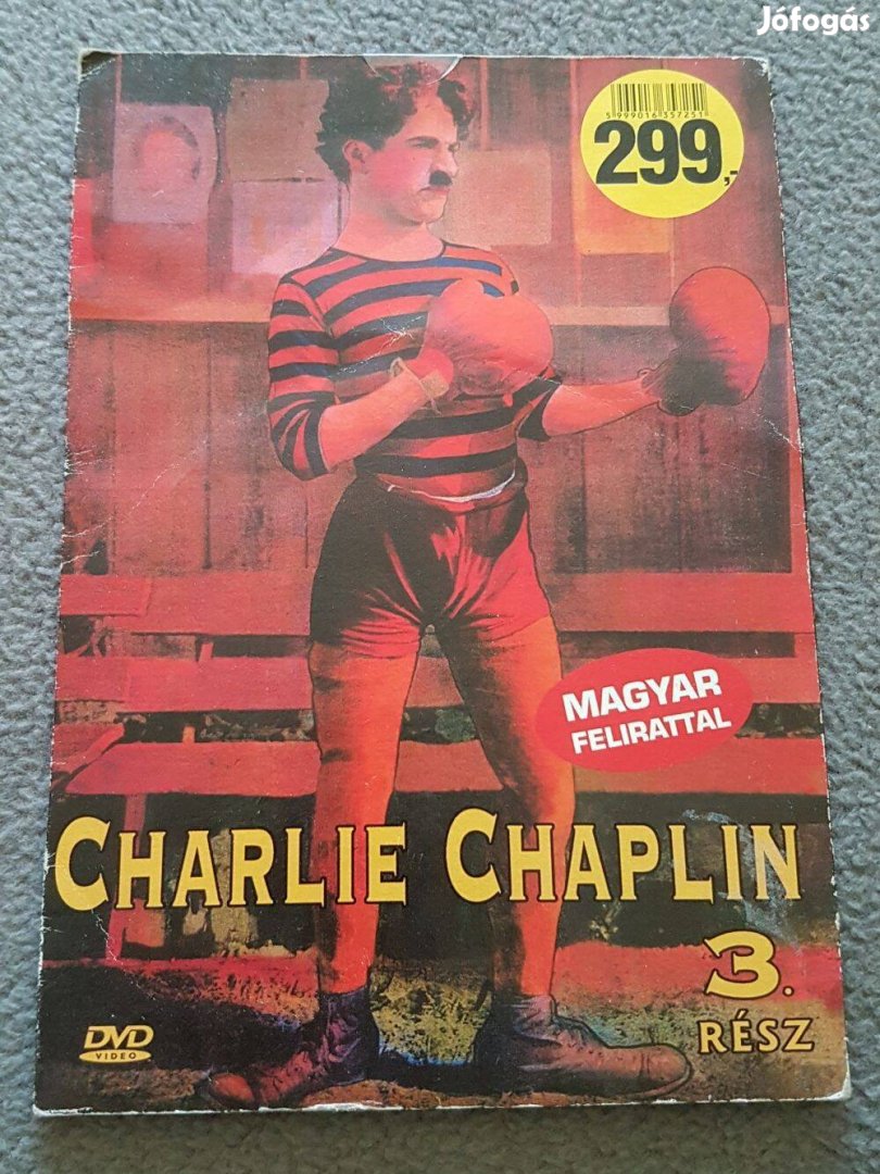 Charlie Chaplin 3. rész dvd (papírtasakos, bontatlan)