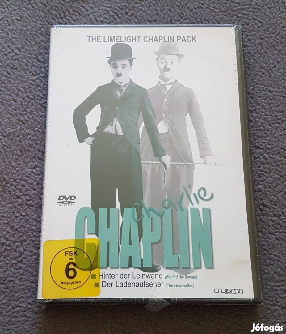 Charlie Chaplin dvd (bontatlan, német nyelvű kiadás)