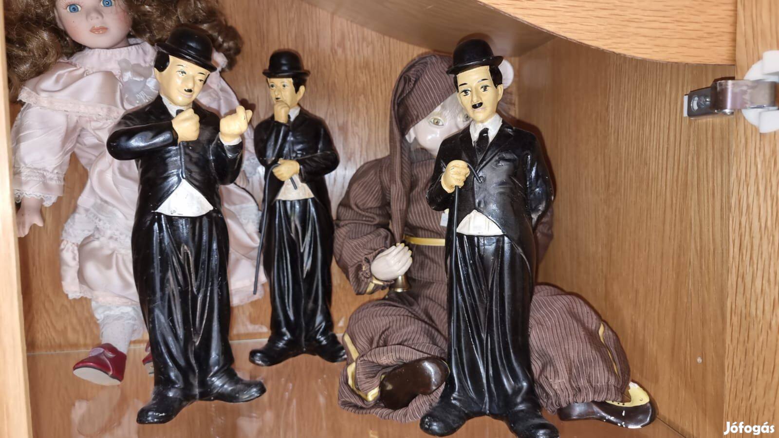 Charlie Chaplin kerámia figura