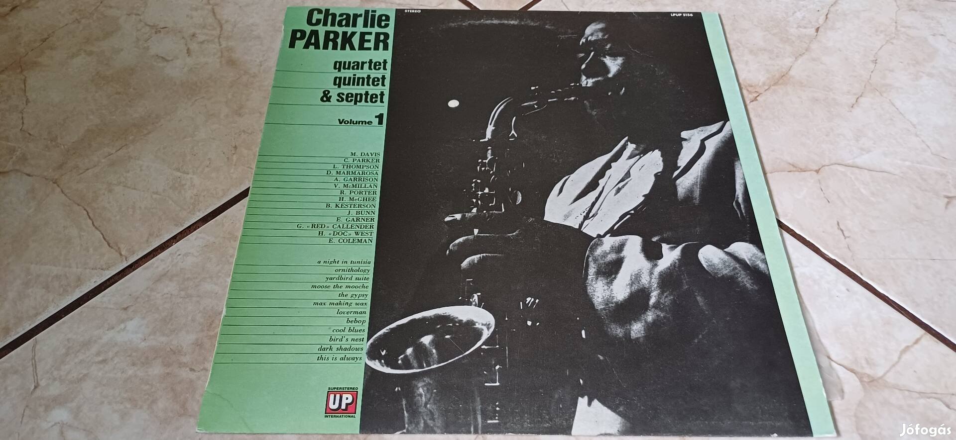 Charlie Parker bakelit hanglemez