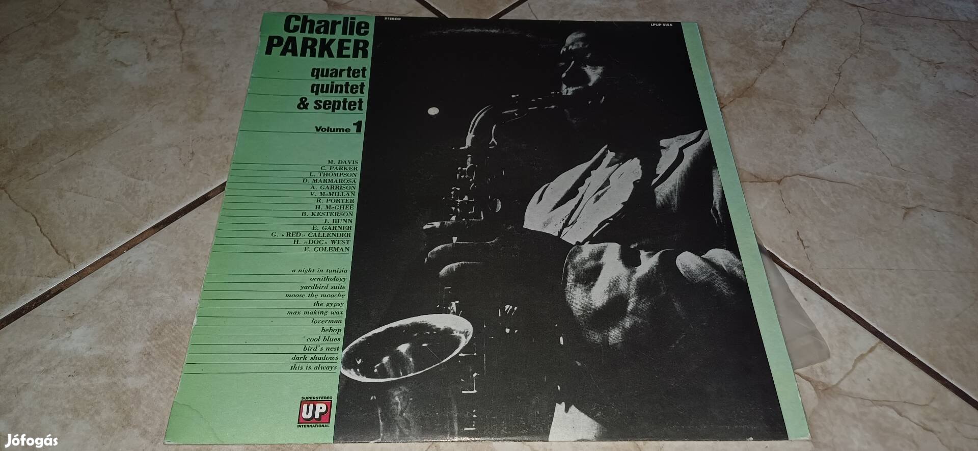 Charlie Parker bakelit hanglemez