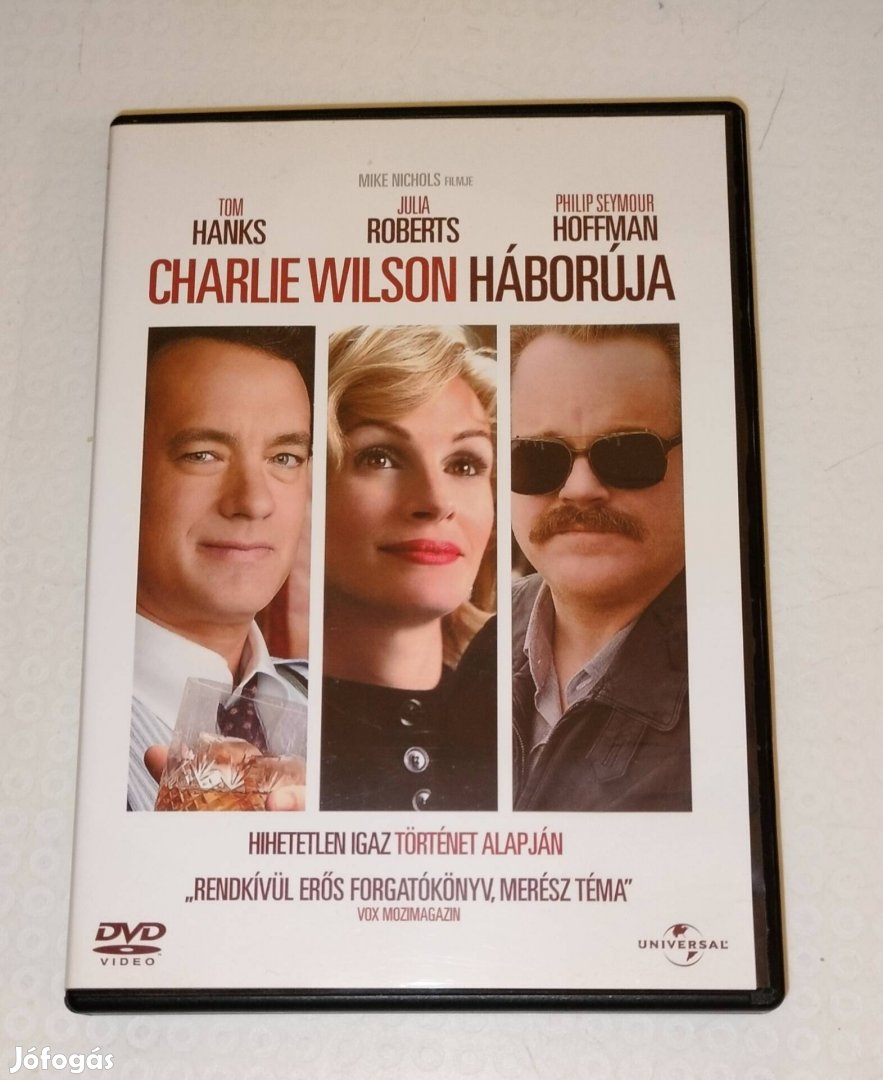 Charlie Wilson háborúja dvd Tom Hanks, Julia Roberts 