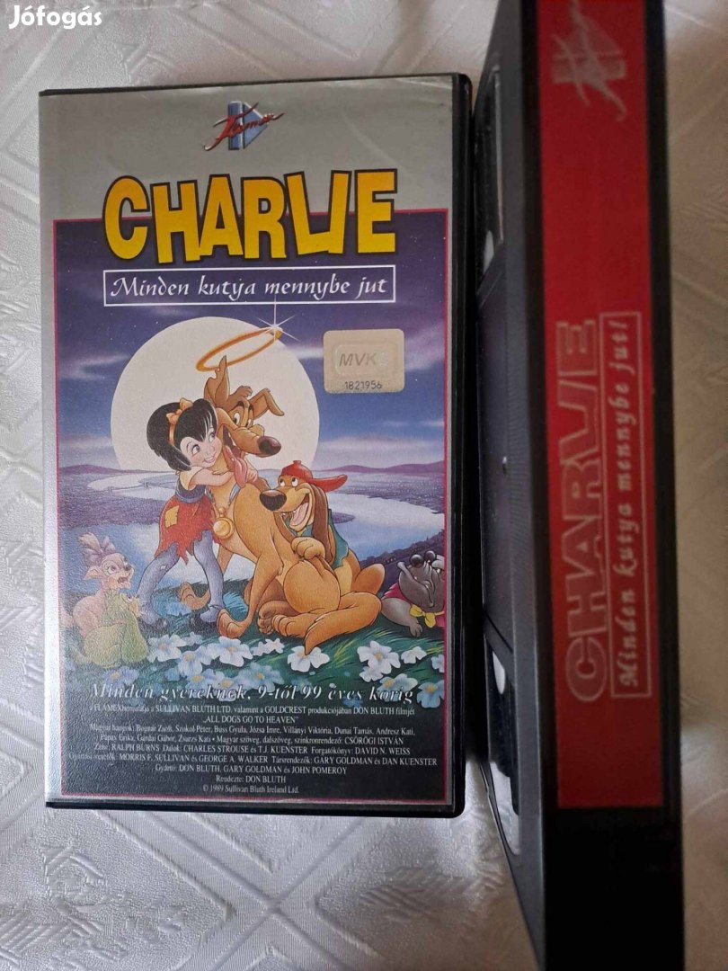 Charlie - Minden kutya mennybe jut VHS