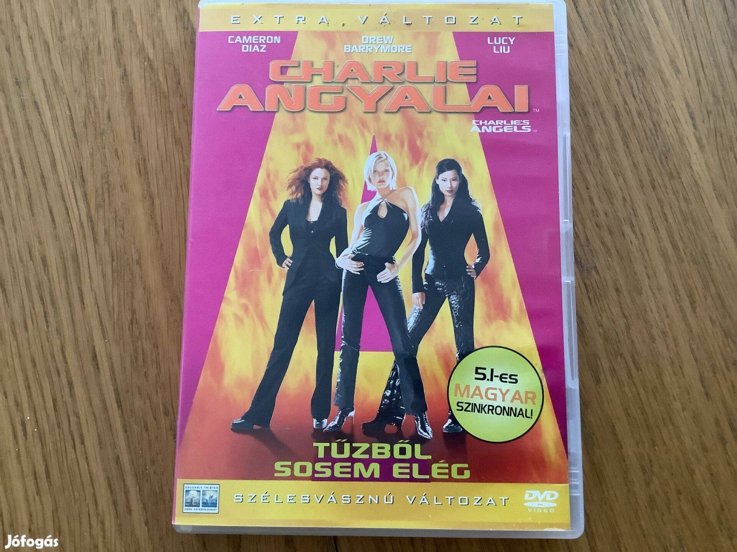 Charlie angyalai DVD (Cameron Diaz, Drew Barrymore, Lucy Liu)