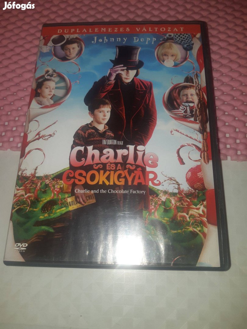 Charlie és a csokigyár DVD Film 2 lemezes