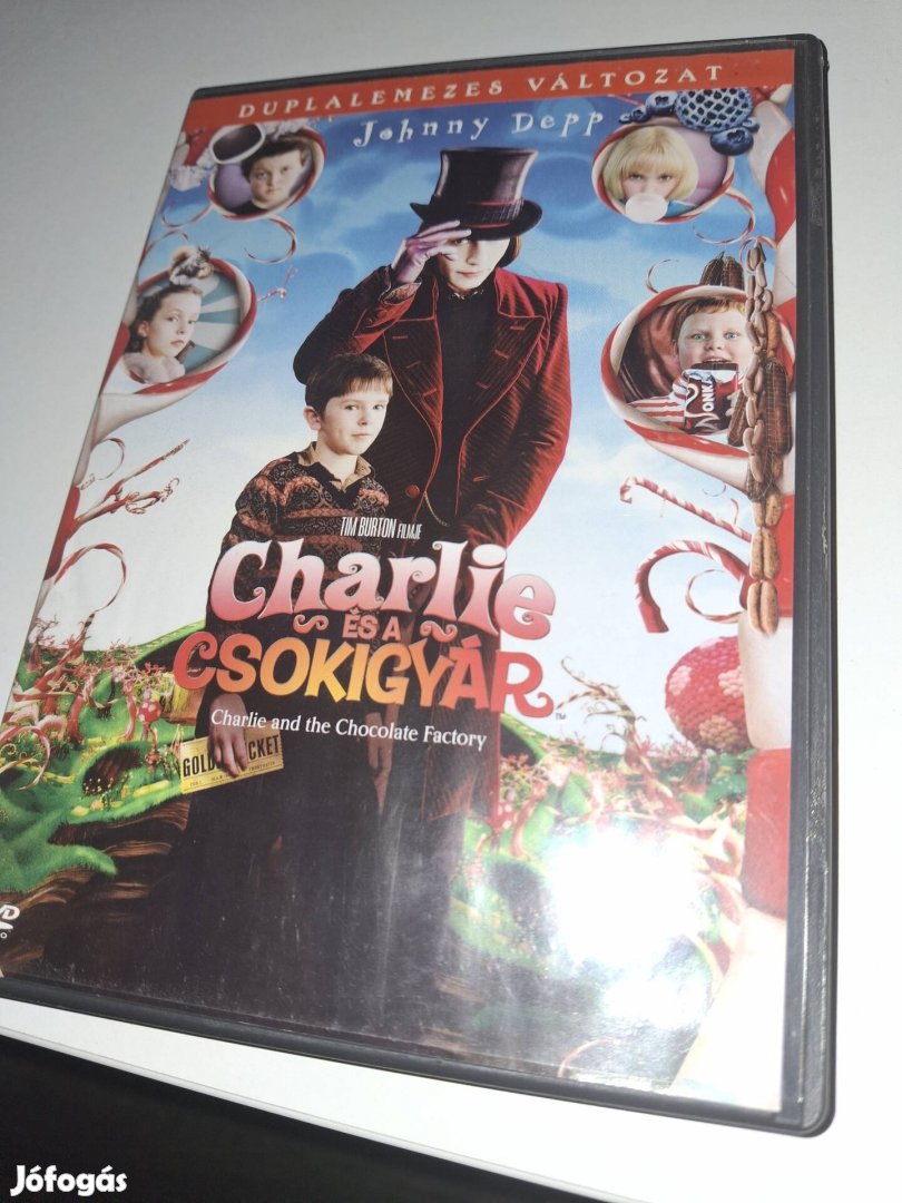 Charlie és a csokigyár DVD Film 2 lemezes