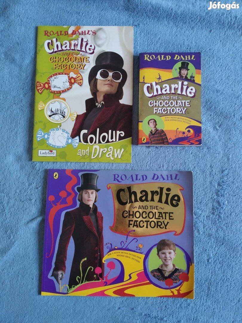 Charlie és a csokigyár angol nyelvű könyvek
