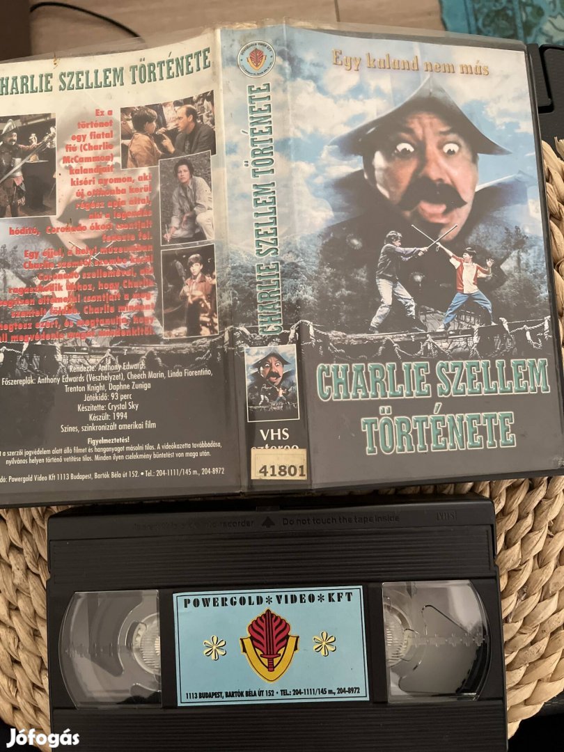 Charlie szellem története vhs