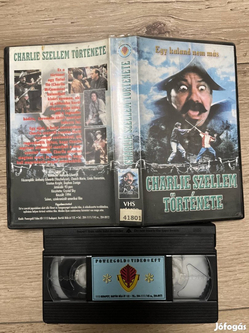 Charlie szellem története vhs 