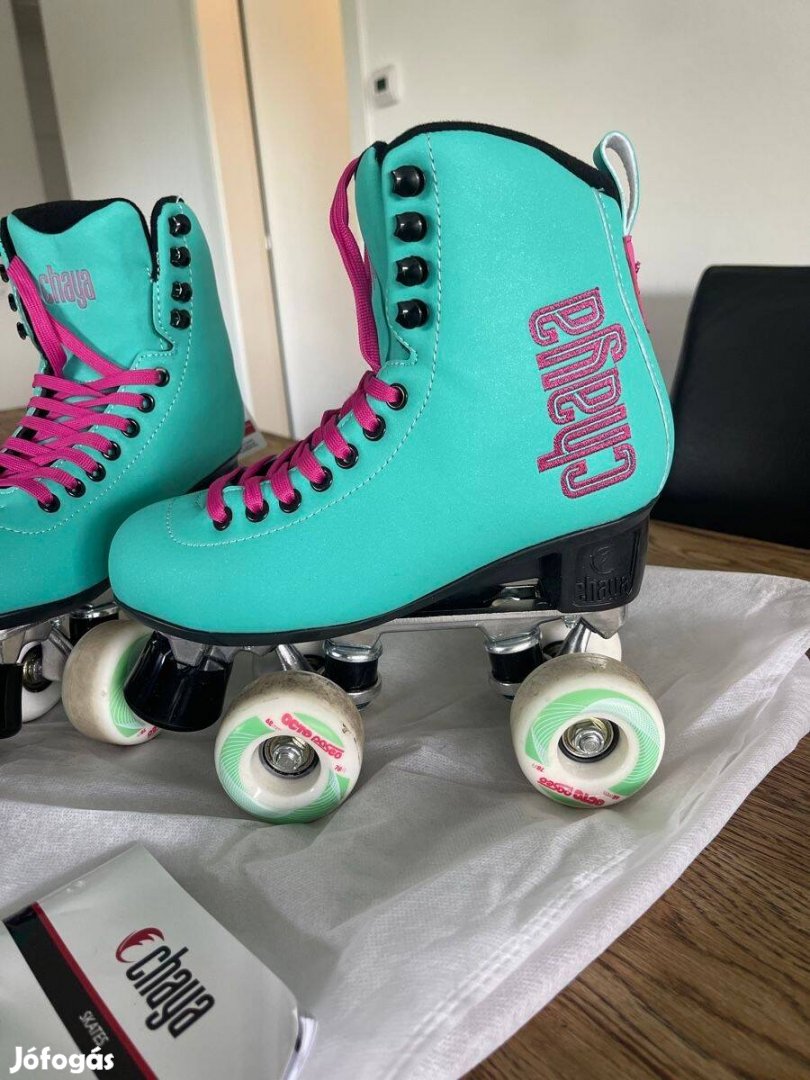 Chaya Melrose Deluxe Turquoise Kétsoros Görkorcsolya 37-es
