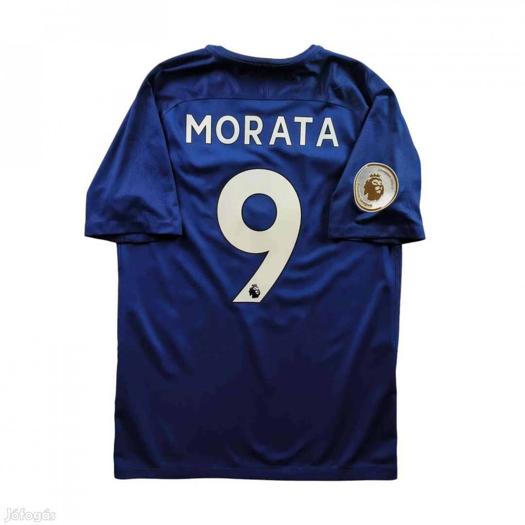 Chelsea 2017-18 Nike hazai Álvaro Morata foci mez M-es