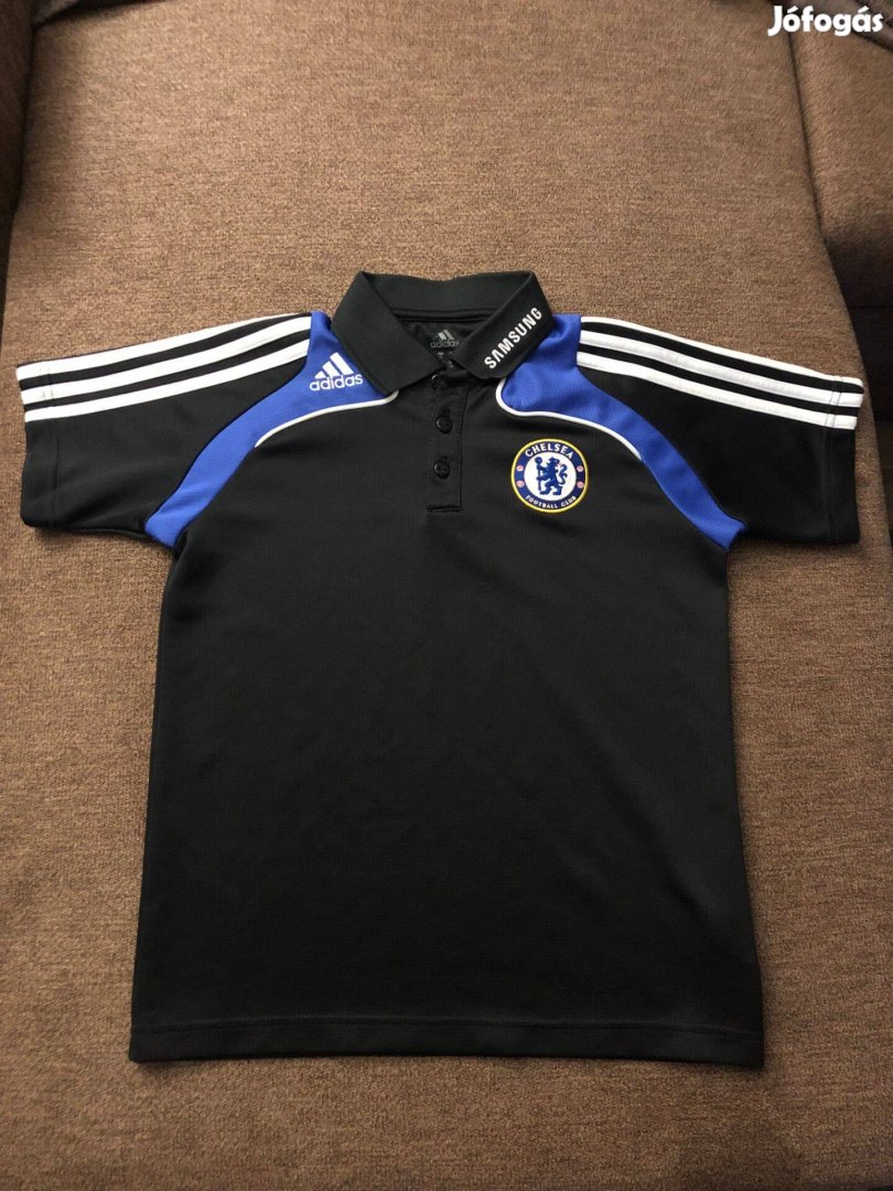 Chelsea FC Adidas gyerek galléros mez póló 152