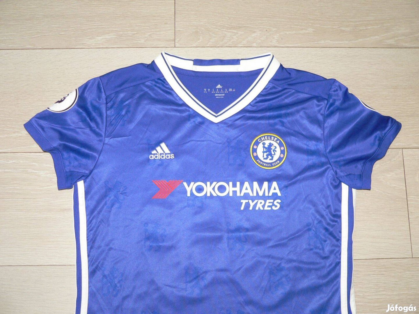 Chelsea FC rövid ujjú mez - David Luiz - Adidas (S)
