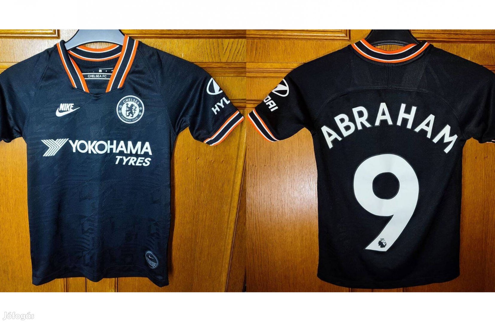 Chelsea - Tammy Abraham eredeti Nike fekete gyerek mez (128-137)