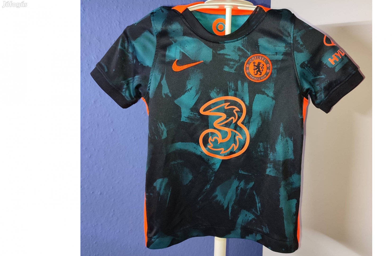 Chelsea eredeti Nike 2021-22 zöld gyerek mez (96-104)