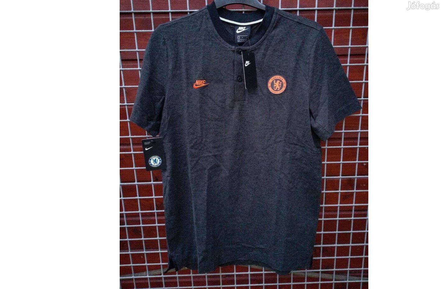 Chelsea eredeti Nike szürke narancssárga póló (L)