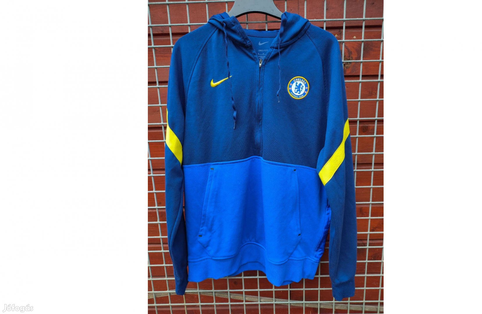 Chelsea kék eredeti Nike kapucnis pulóver (M)