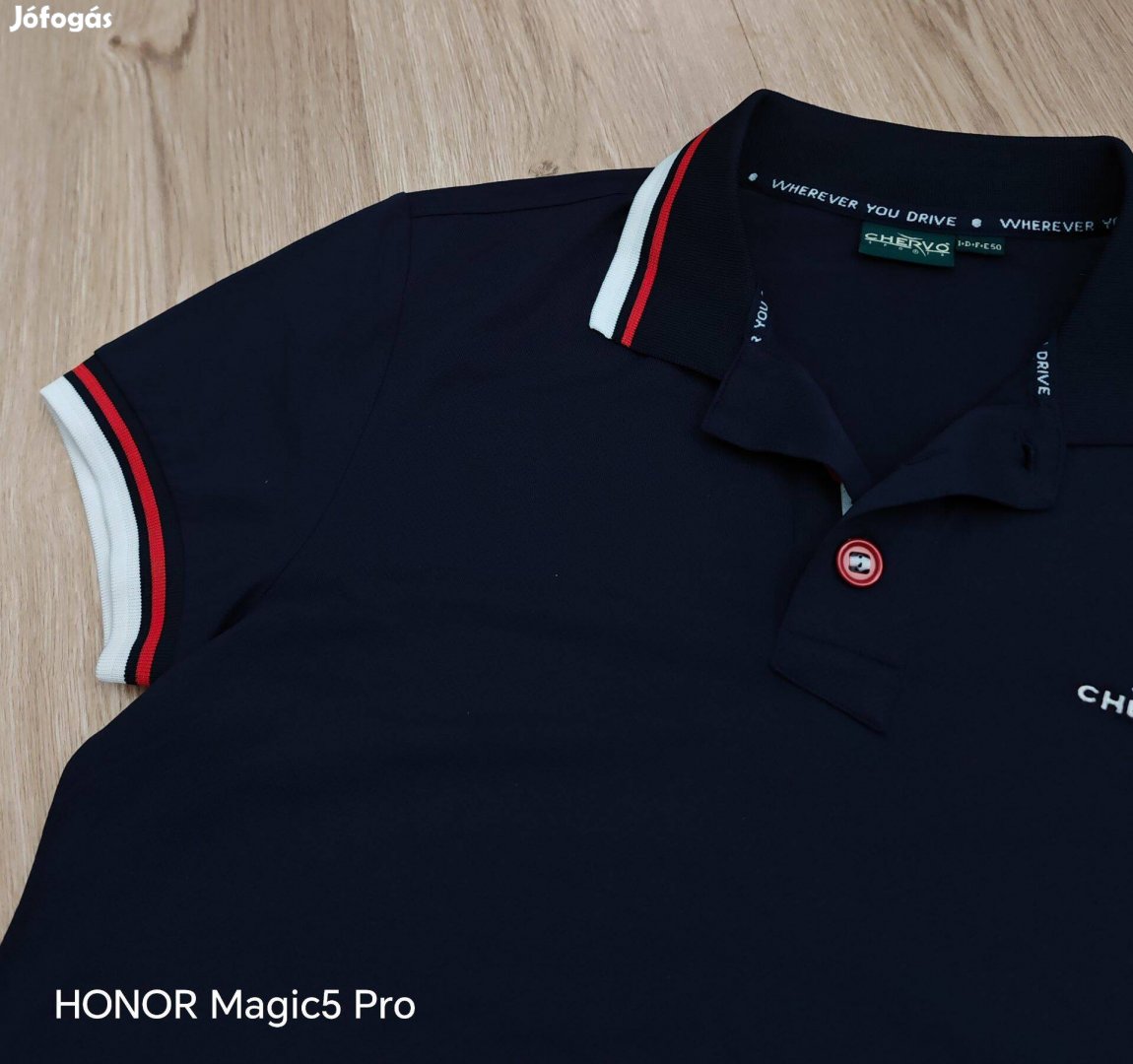 Chervo prémium golf sötétkék sportpóló