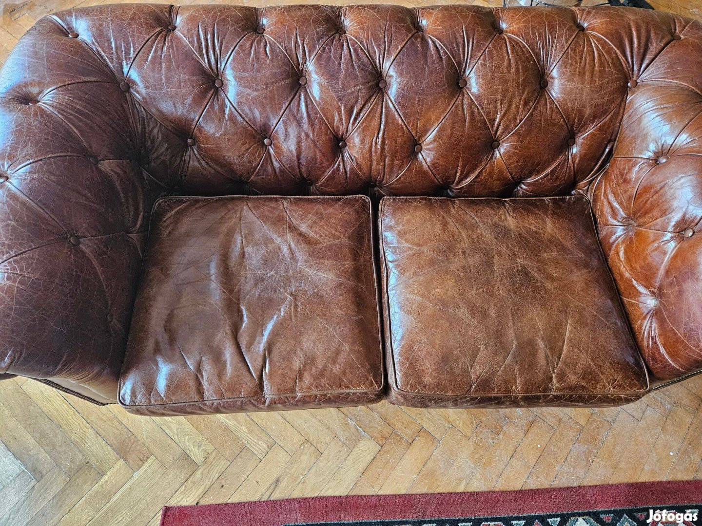 Chesterfield kanapé 2,5-es